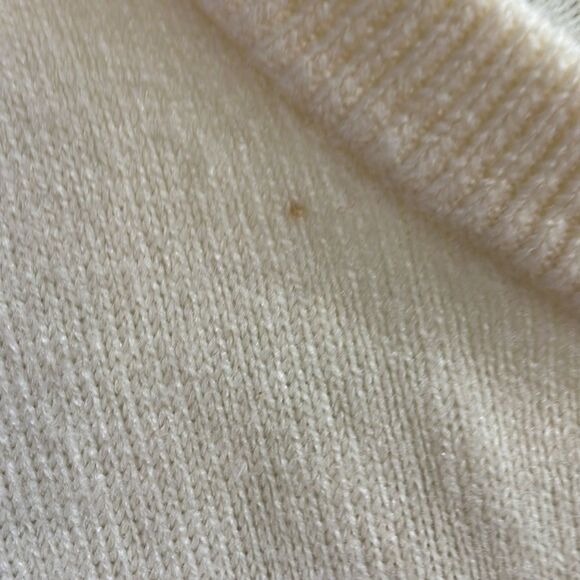 Jason Maxwell Ladies Button Up Sweater Cardigan, Size Large, Cream Off White - Picture 4 of 6